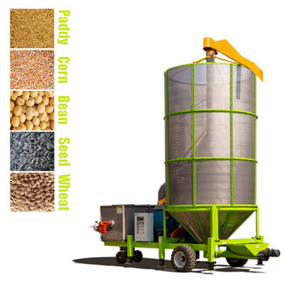 ZVM16 Portable Grain Dryer / Mobile Corn Dryer With 36 Ton Per Day Multiple Fuel Option