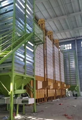 Energy Saving Biomass Furnace Rice Grain Dryer For 120 Ton/Batch