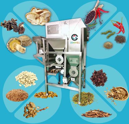 Stainless Steel Circulating Wind Power Grain Color Sorter Machine For Spicy