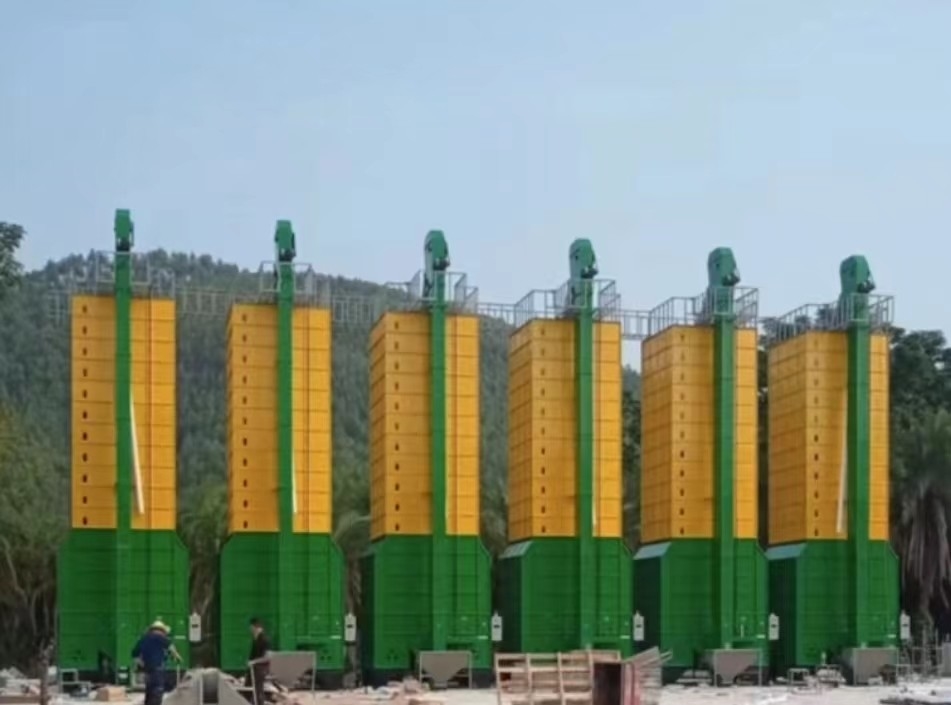 Machine de séchage par écoulement de maïs et de soja de grande capacité sans auger