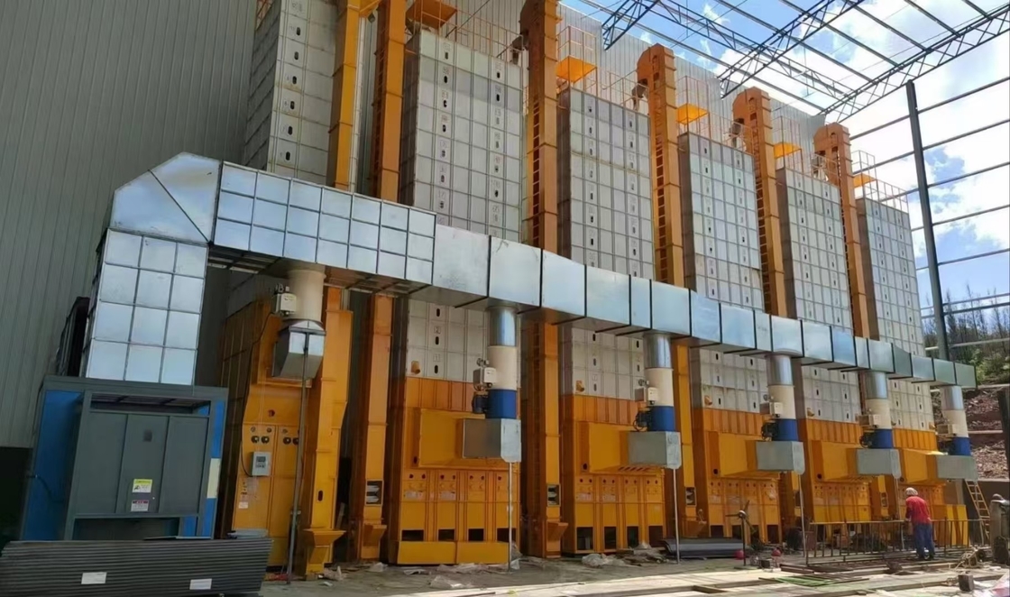 Machine de séchage de grains de 170 tonnes par lot avec 2 millions de kcal par heure