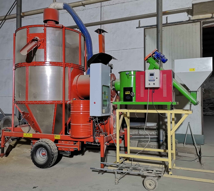 Vitesse de séchage rapide séchoir à grains portable de 15 tonnes par jour avec four à biomasse