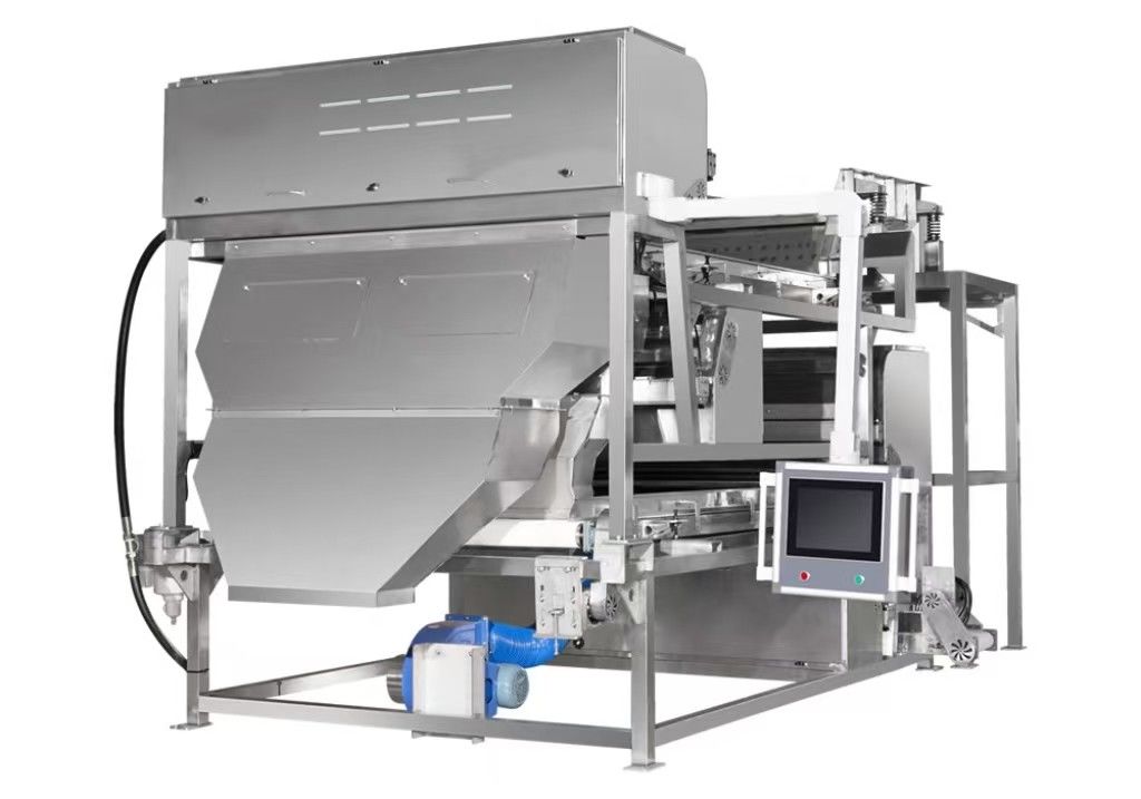 6 à 8 tonnes par heure Machine de tri en couleur de minerai à voie à couche unique