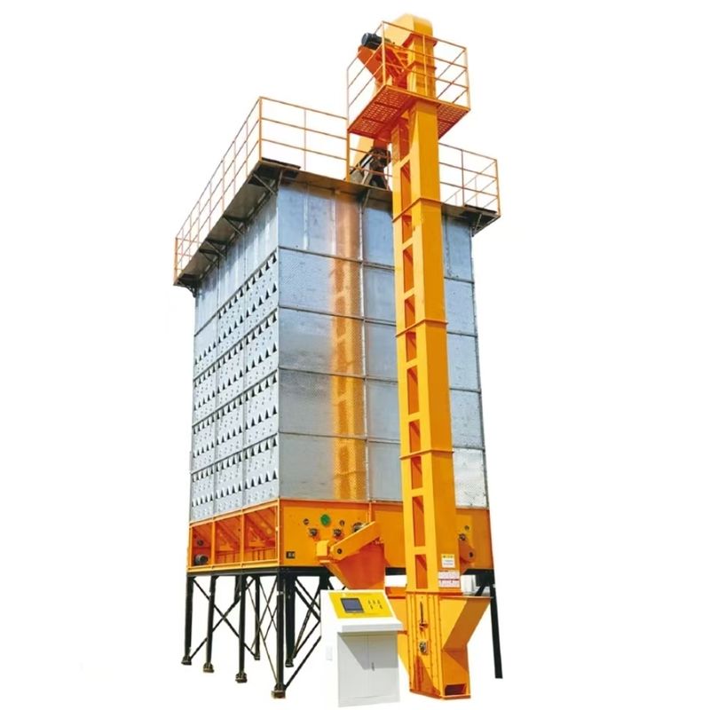 32 tonnes par lot de riz, séchoir à basse température pour blé avec système à double conduit d'air et double circulation