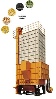 Dessiccateur d'écoulement de 35 Ton Per Batch Corn Mixed avec le brûleur diesel efficace