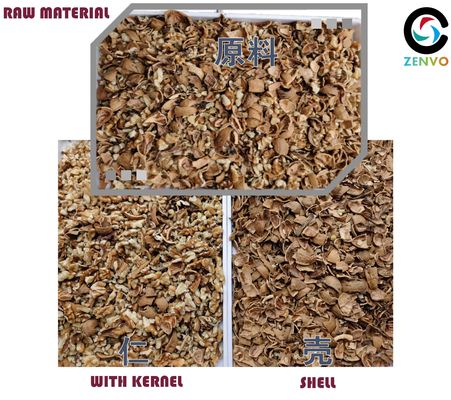 Trieuse de circulation de vent de Shell Out Of Kernels By de noix distincte