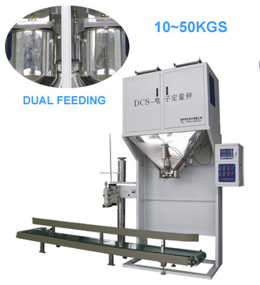 50 KILOGRAMMES doublent la machine à emballer semi automatique 600bags/H de trémie