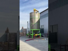 Séchoir à maïs mobile de 12 tonnes efficace et rapide.